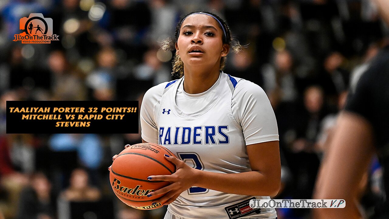 Rapid City Stevens' Taaliyah Porter 32-Point Performance vs Mitchell HS #jloonthetrack #rapidcity