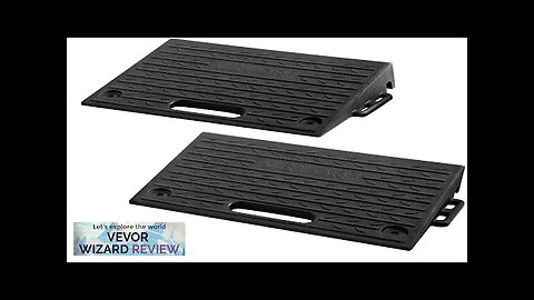 VEVOR Rubber Threshold Ramp 2 Packs 1 Channel Doorway Ramp 4" Rise Review