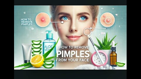 Get Rid of PIMPLES Fast and Naturally!