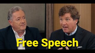 Watch Tucker Carlson Absolutely CORNER Piers Morgan: Prove You Have Free Speech in the UK Right Now!