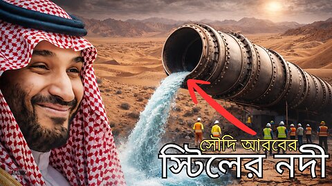 এই স্টিলের নদী না থাকলে সৌদি আরব বাঁচত না! | Saudi Arabia Water Pipeline Story