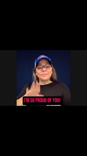 🚨I’m So Proud Of You 😍 #ASL #deaf #signlanguage