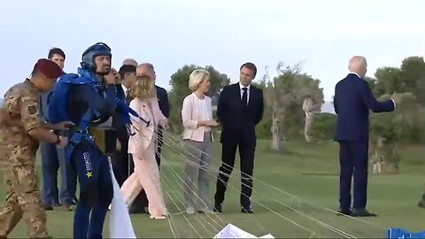 Biden Wanders Off On His Own At G7 Meeting Like A Dementia Patient