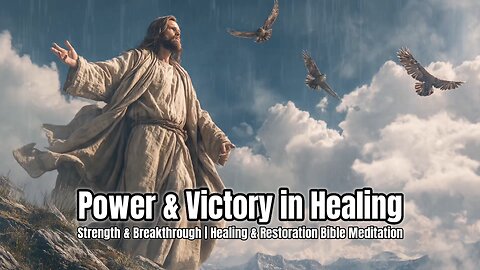 Power & Victory in Healing | Healing & Restoration Bible Meditation | Breakthrough Scripture #jesus