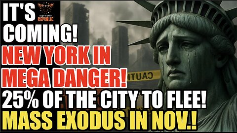 It’s Coming! New York In MEGA DANGER! 25% Of The City To FLEE in Mass Exodus In November!
