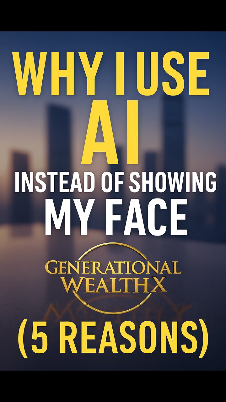 Why I Use AI Instead of Showing My Face: 5 Strategic Reasons for Crypto Content Creation