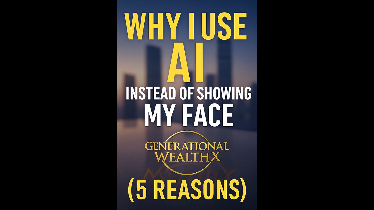 Why I Use AI Instead of Showing My Face: 5 Strategic Reasons for Crypto Content Creation