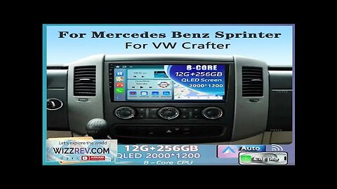 10" Android 14 For VW Crafter For Mercedes Benz Sprinter Car Radio Review