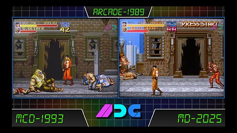 Final Fight CD (USA) #Vs Final Fight MD #LongPlay #comparison