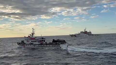 🇹🇼❌🇨🇳❗️ — Footage provided by ROC's (Taiwan) Coast Guard Administration shows a