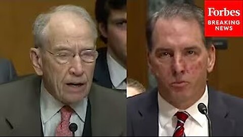 'What Would You Do?': Chuck Grassley Grills Deputy Treasury Sec Nom On Protecting IRS Whistleblowers