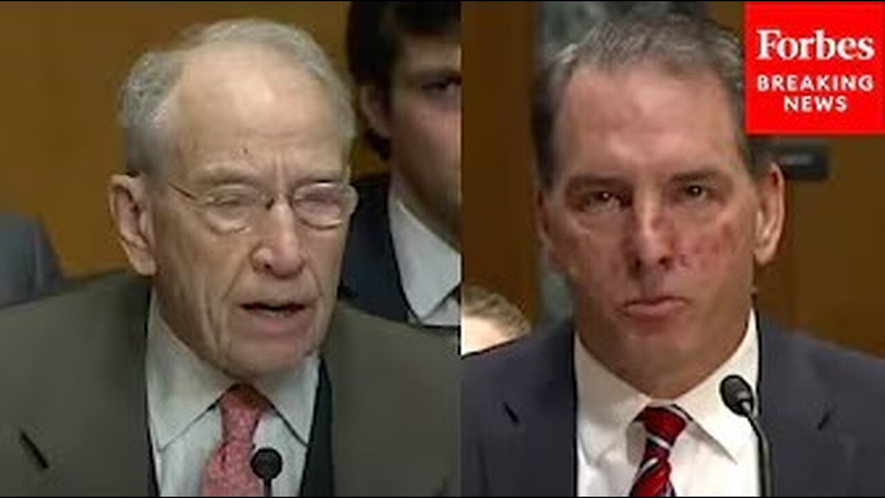 'What Would You Do?': Chuck Grassley Grills Deputy Treasury Sec Nom On Protecting IRS Whistleblowers