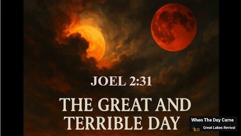 WHEN THE DAY CAME - INSPIRATIONAL SONG about the GREAT and HORRIBLE DAY ahead.