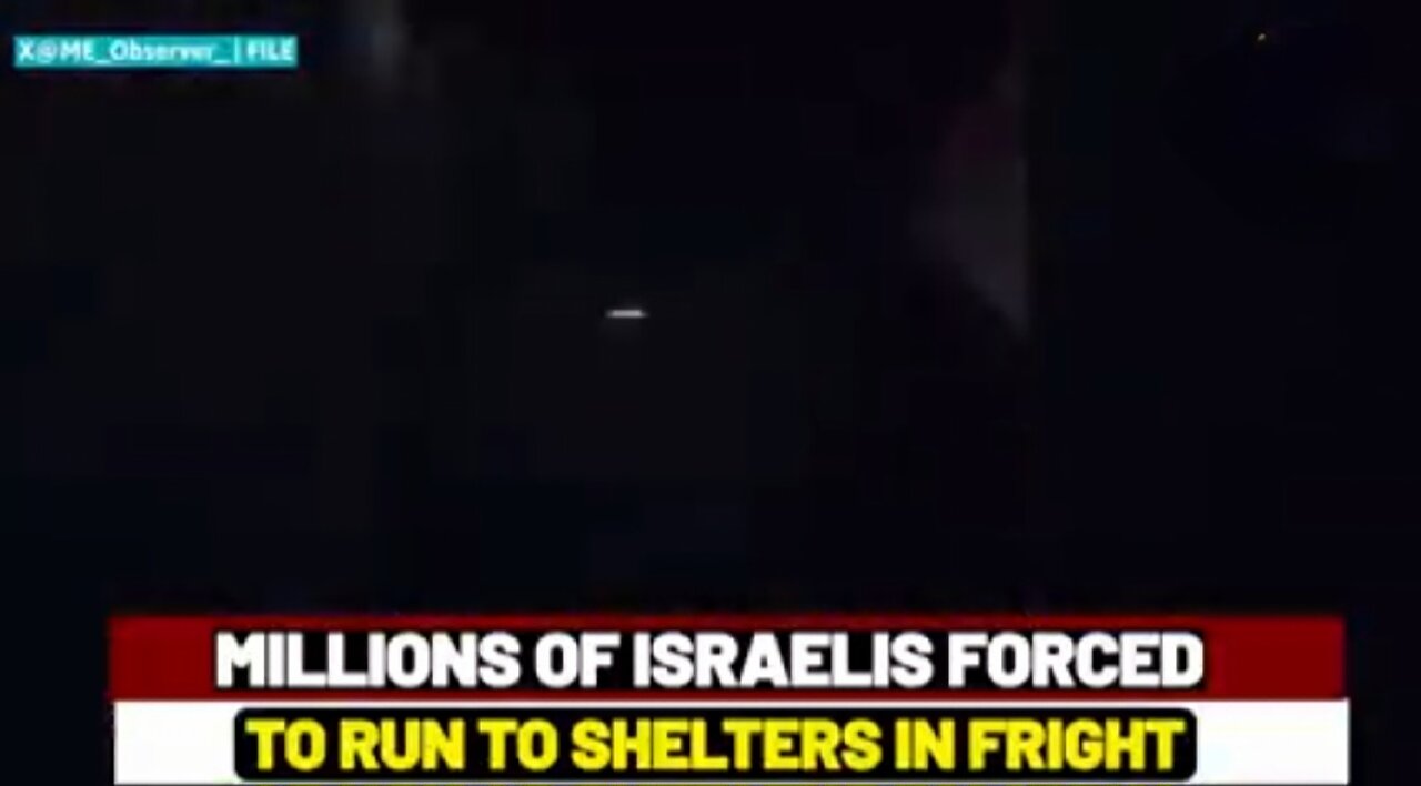 Millions Of Israelis Flee In Panic- 3rd Straight Night Of Houthi Attack Hour