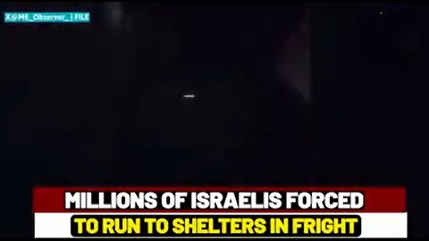 Millions Of Israelis Flee In Panic- 3rd Straight Night Of Houthi Attack Hour