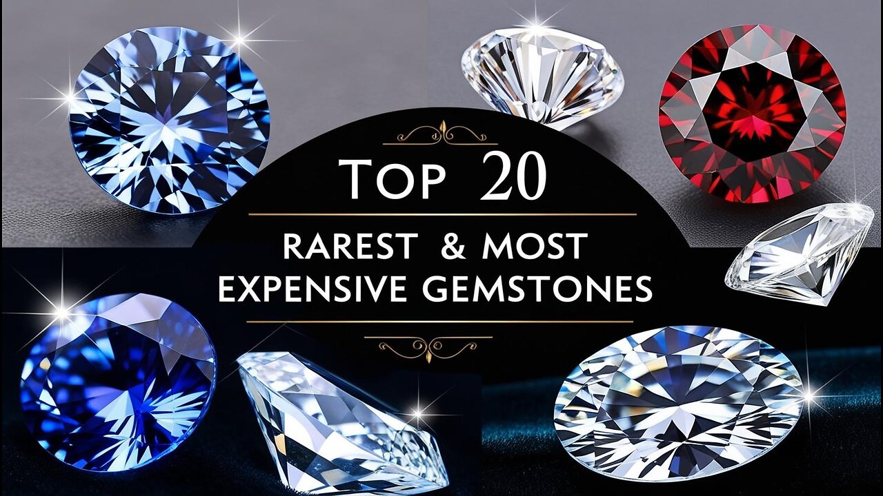 Top 20 Rarest & Most Expensive Gemstones in the World | High-Value Investment Gems