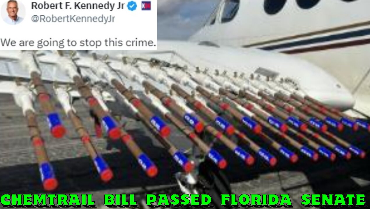 HUGE CHEMTRAIL BILL UPDATE - PASSED THE FLORIDA SENATE!!! CONSPIRACY THEORY NO MORE