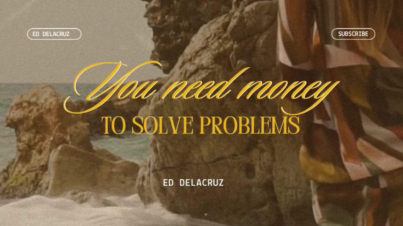 Use money to solve money problems by Ed Delacruz #money #wealth #finaance #reels #shorts