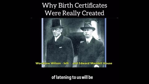 Why Birth Certificates Were Really Created