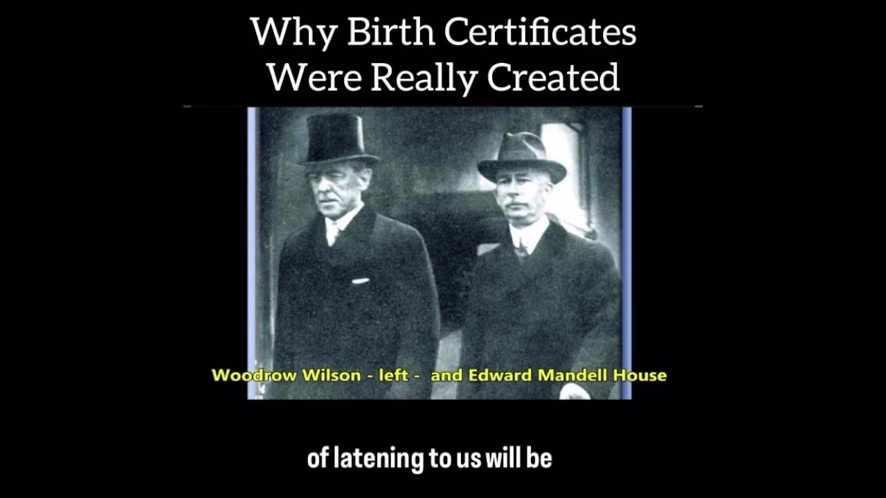 Why Birth Certificates Were Really Created