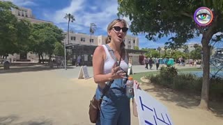 Woman says you can't just arrest someone for "being illegal."