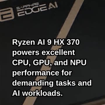 Sapphire Edge AI 370 Mini PC: Powerful, Upgradeable, and Easy to Acces