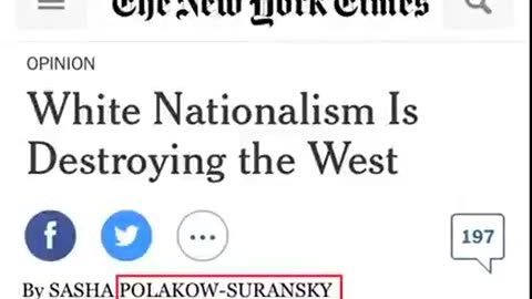 Anti White Propaganda Written By Jews