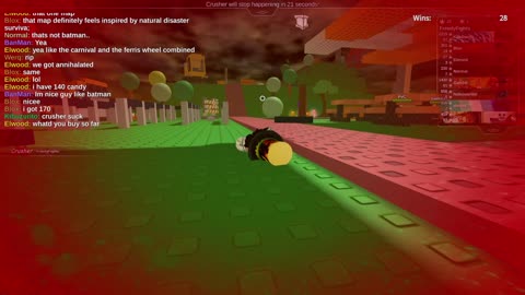 Silly Death by Crusher in S.E.W.H - Something Evil Will Happen - Roblox