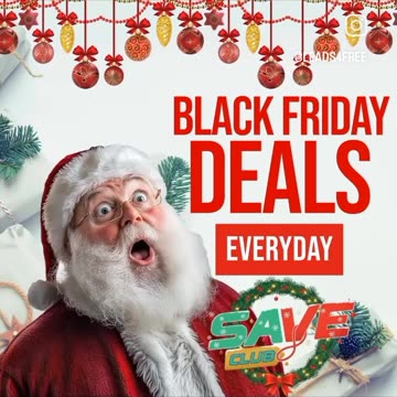 Why wait for one day? With Save Club it’s Black Friday… EVERY DAY.