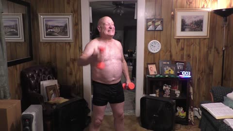 111. The New Years Day, No Damn Choice Workout, Weds., 1 - 1 - 2024