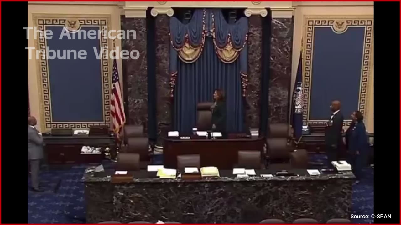 WATCH: Kamala Harris Botches Pledge of Allegiance on Senate Floor