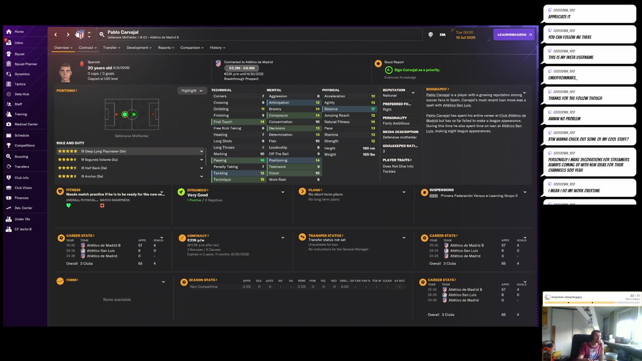 🇪🇸 ⚽ CF Jacho – Primera Federacion Debut - Season 6 – Last run for surviving ⚽ 🇪🇸 Stream no.27