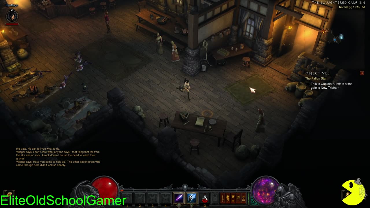 Diablo 3 - Sorceress Walk-through - Act I - Levels 1-3 - Start to Old Tristam - March 2025