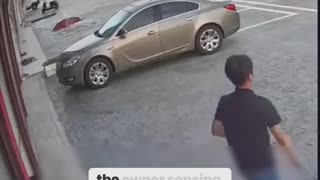 Don't Trust Your Car's Auto-Parking Like This Guy Did!