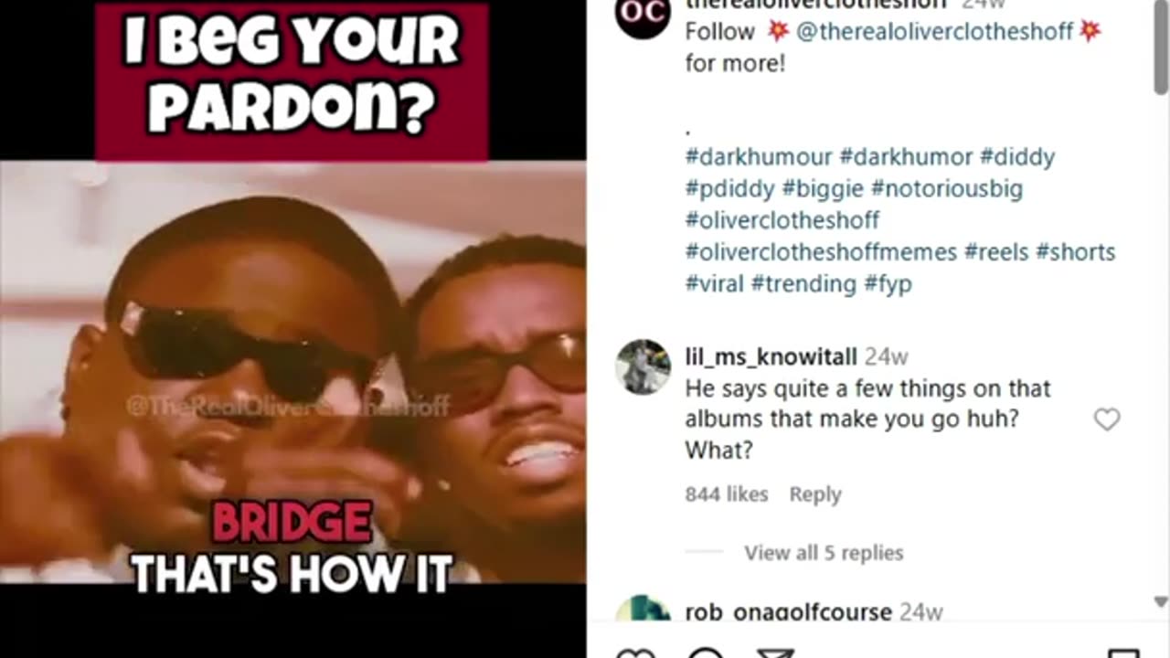 What Did Biggie Say About Diddy?