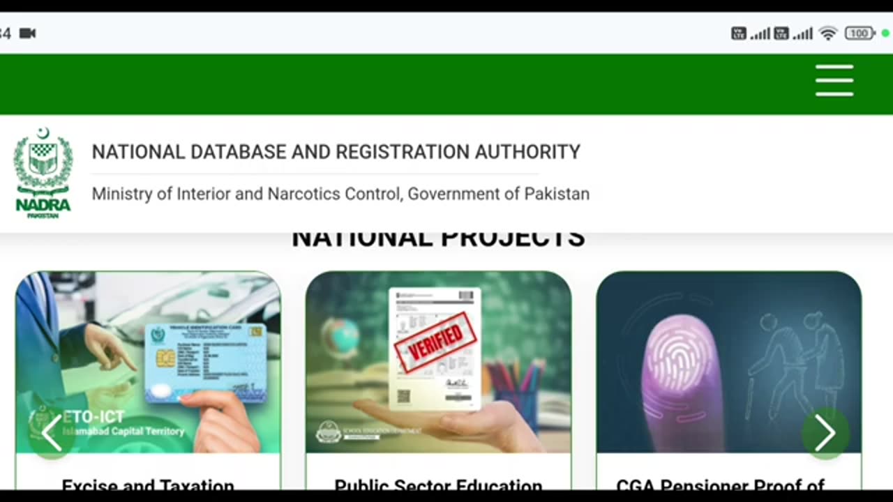 Senior citizen CNIC facilities new