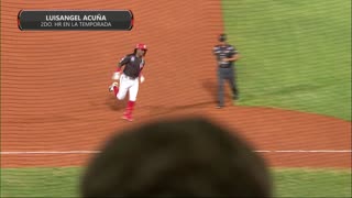 Luisangel Acuña despachó el segundo del año