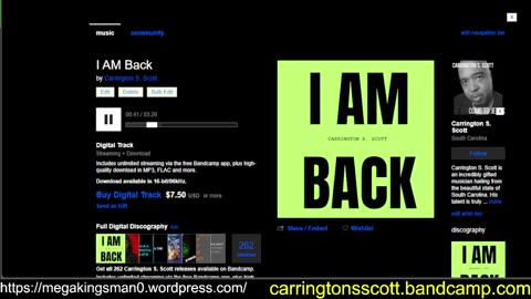 Debut: I AM Back by Carrington S. Scott
