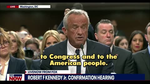 RFK JR "We will scrutinize the chemical additives in our food supply."