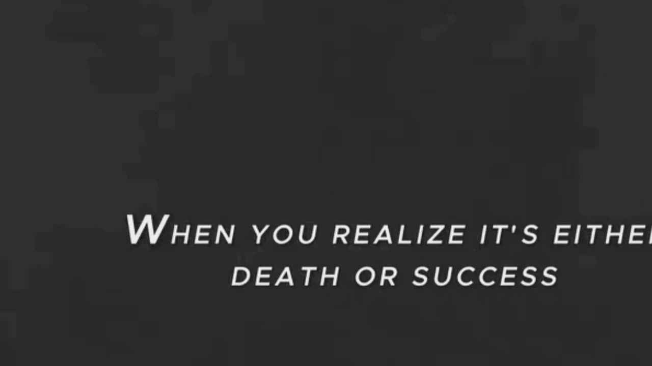 When You Realize Its Either death or success #dailymotivation