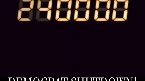 The White House - 24 hours until the Democrat shutdown. Time starts now.⏳