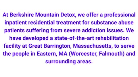 Berkshire Mountain Health - Your Destination For Inpatient Rehab in Berkshire, MA