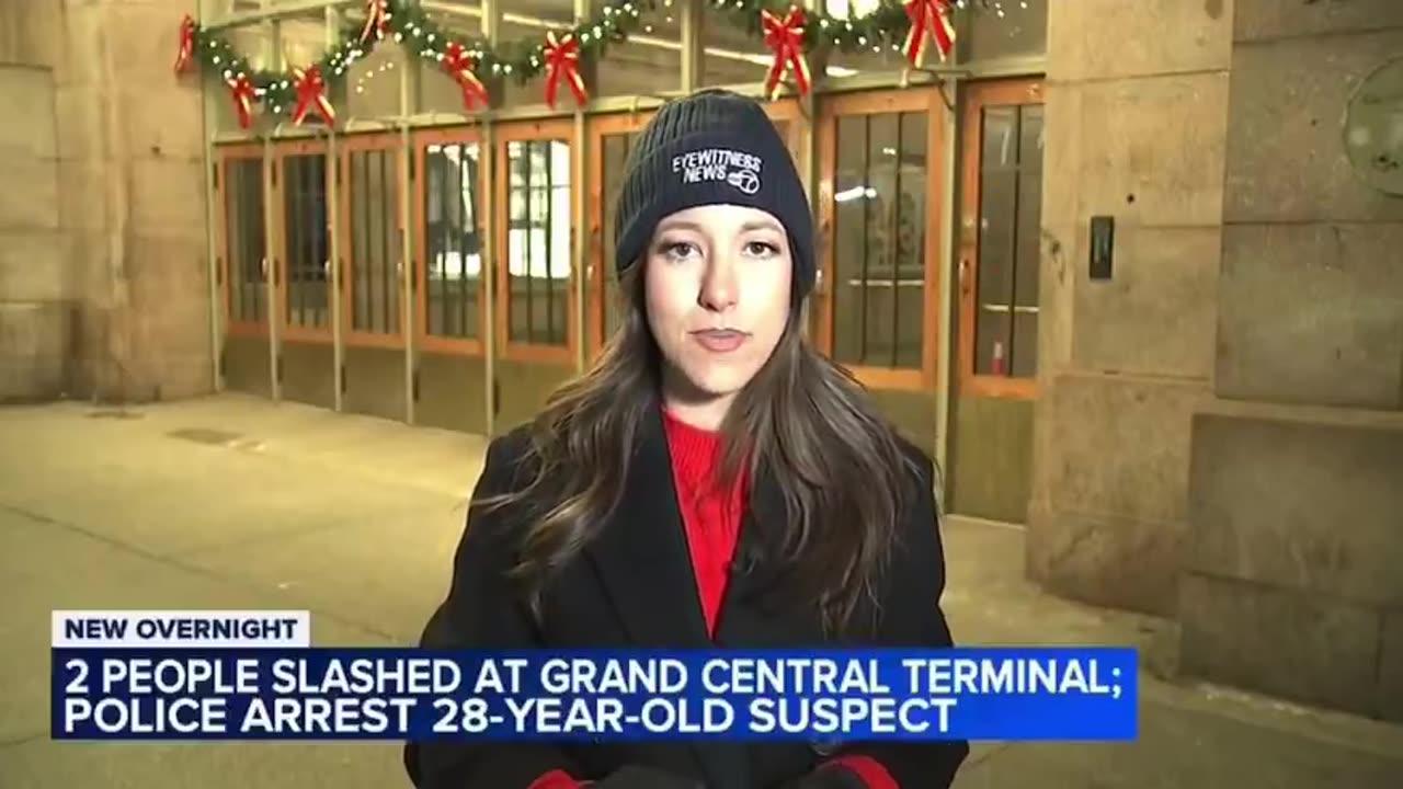 Two People Slashed at NYC Terminal on Christmas Eve by Individual with Three Prior Arrests