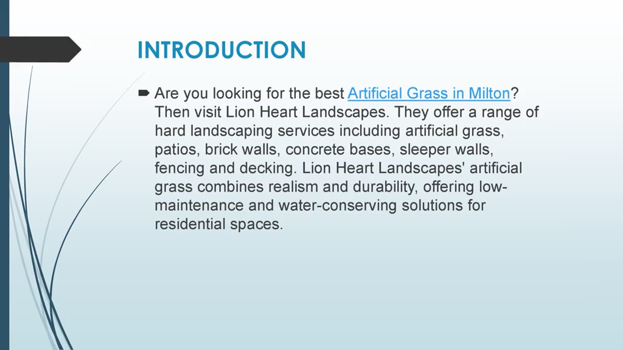 Best Artificial Grass in Milton