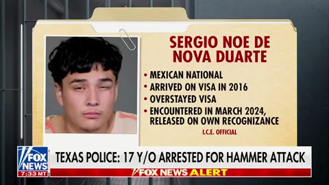 17YO illegal alien let in under Biden BASHES woman’s head in with a HAMMER in Plano, Texas