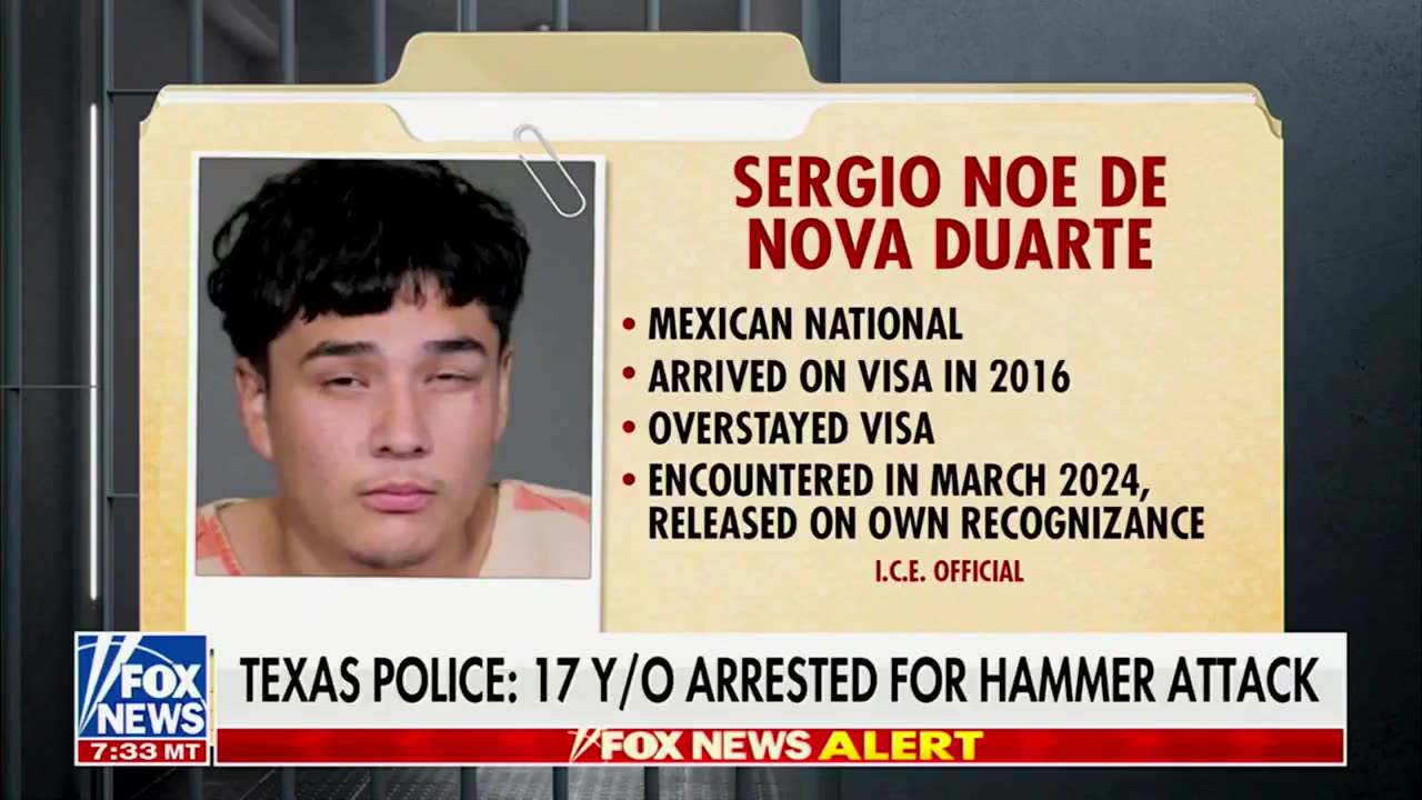 17YO illegal alien let in under Biden BASHES woman’s head in with a HAMMER in Plano, Texas