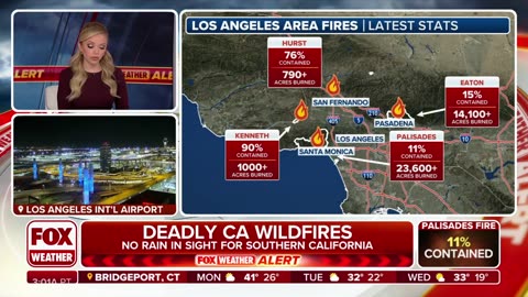 Deadly California Wildfires Continue To Rage Across Los Angeles Area