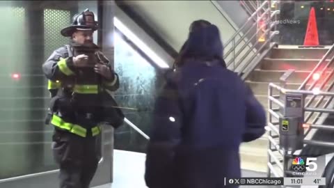 A man with 22 prior arrests reportedly set a woman on fire aboard a Chicago train last night