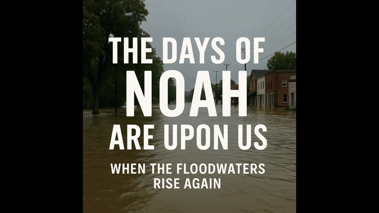The Days of Noah Are Upon Us | When the Floodwaters Rise Again | Front Porch Talks Blogcast