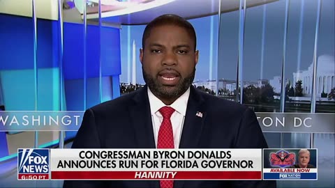 Byron Donalds announcing he's running for governor of Florida